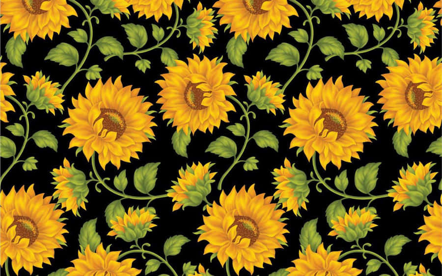 A Laptop Surrounded By A Beautiful Range Of Plants, Perfect For Nature-lovers. Wallpaper