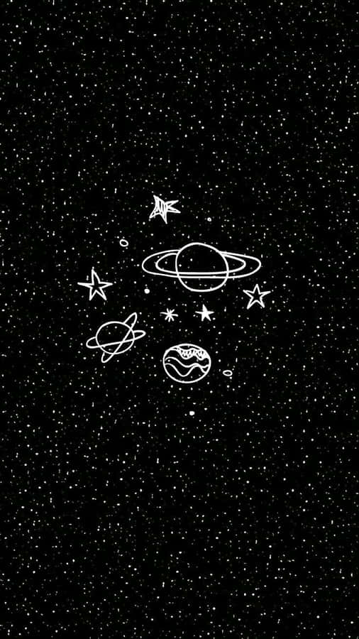 A Lone Astronaut Explores The Vastness Of Outer Space. Wallpaper