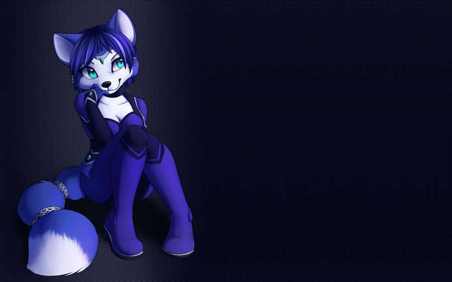 A Majestic Fox From An Anime World Wallpaper