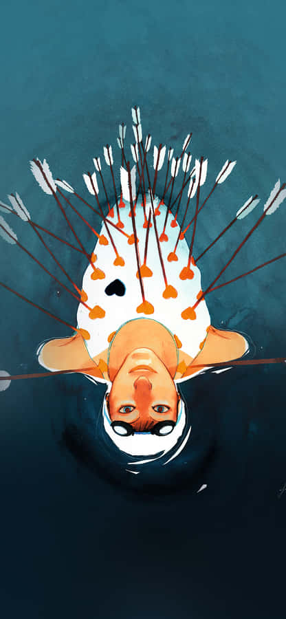 A Person Is Floating In The Water Wallpaper