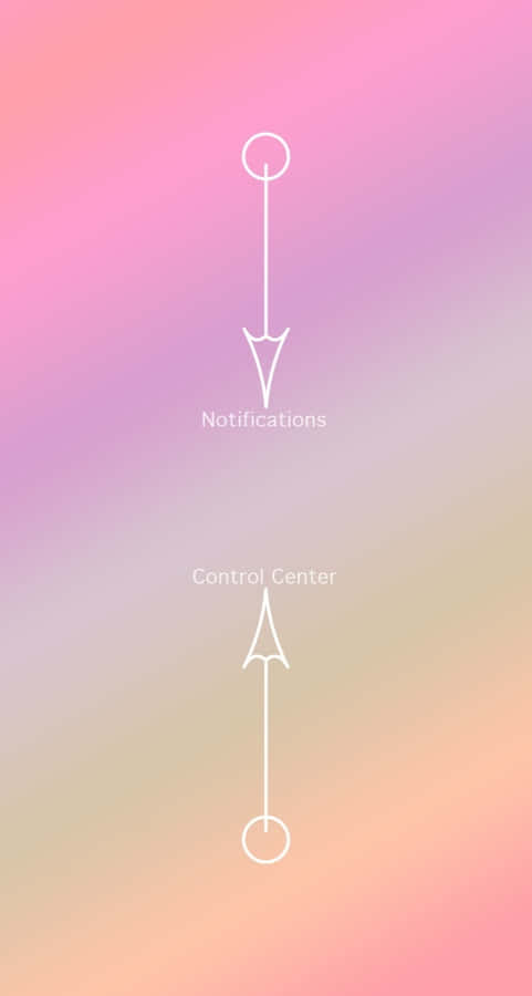 A Pink And Purple Background With Arrows On It Wallpaper