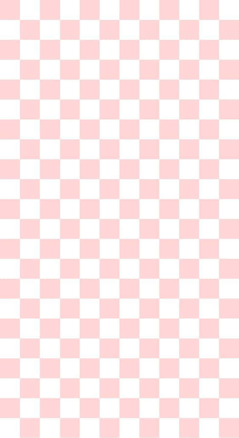 A Pink And White Checkered Background Wallpaper