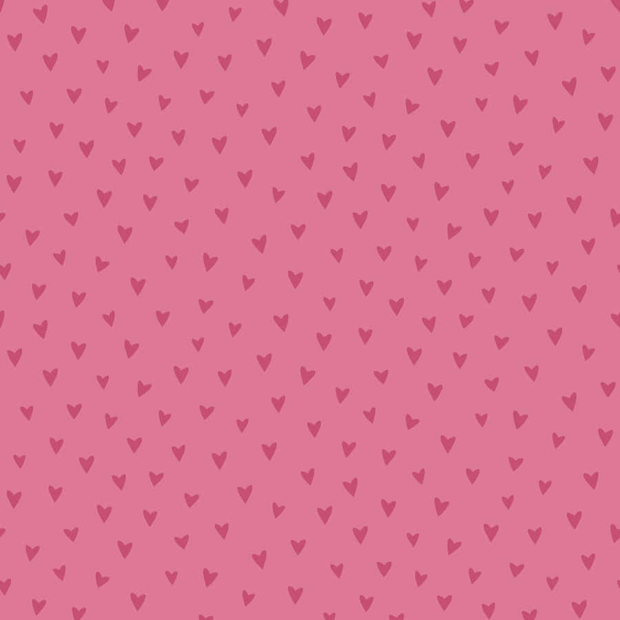 A Pink Background With Hearts On It Wallpaper