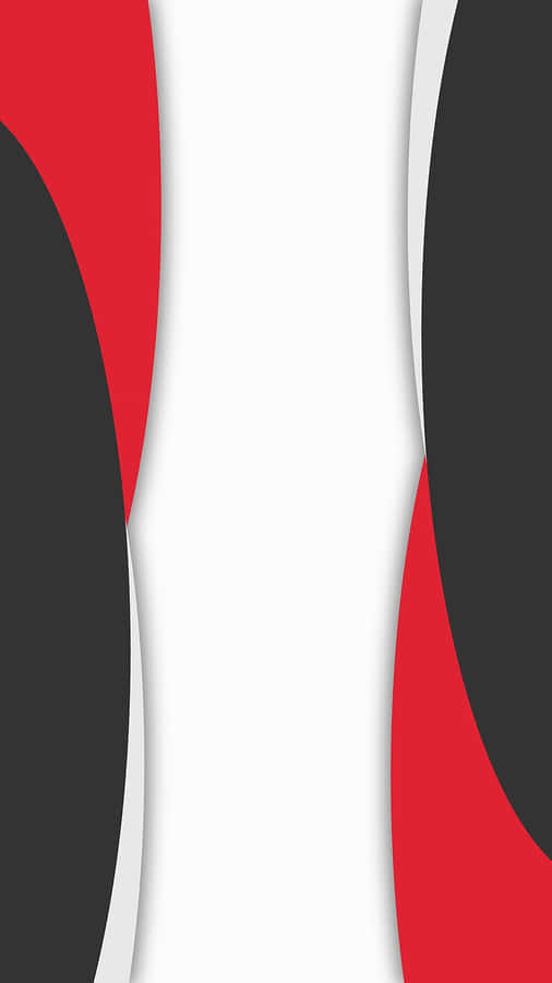 A Red And Black Background With A Circle Wallpaper