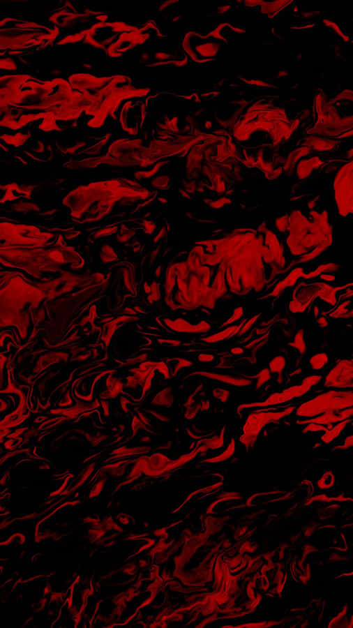 A Red And Black Swirling Pattern Wallpaper