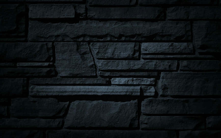 A Sleek And Minimalist Black Desktop Wallpaper