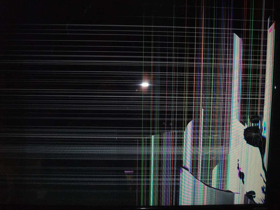 A Television Screen With A Man Sitting On It Wallpaper