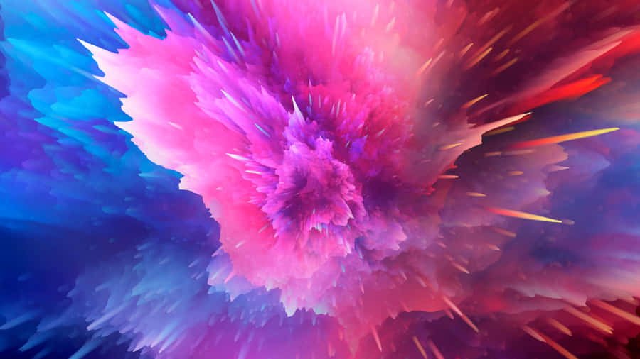 A Vibrant Drop Of Paint Wallpaper