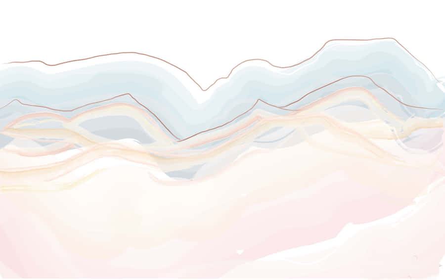 A Watercolor Painting Of A Wave Wallpaper