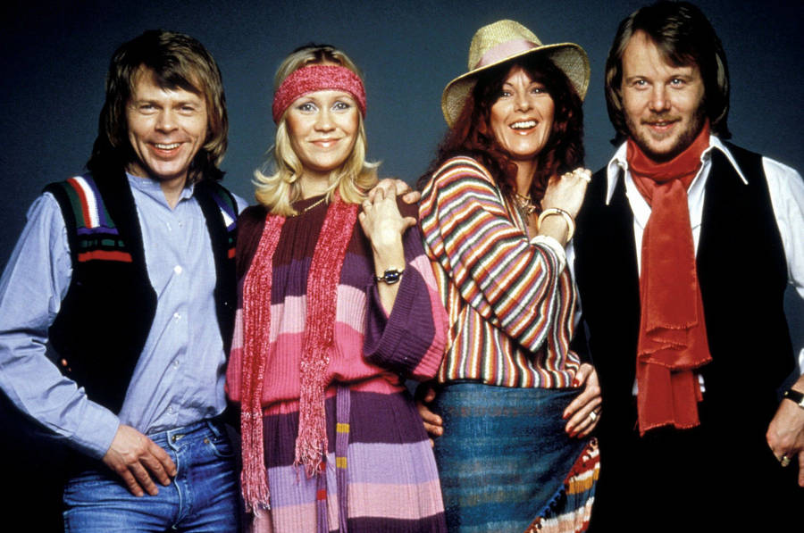 Download free Abba In Denim Outfit Wallpaper - MrWallpaper.com