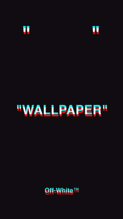 Aberration Effect Off White Iphone Wallpaper