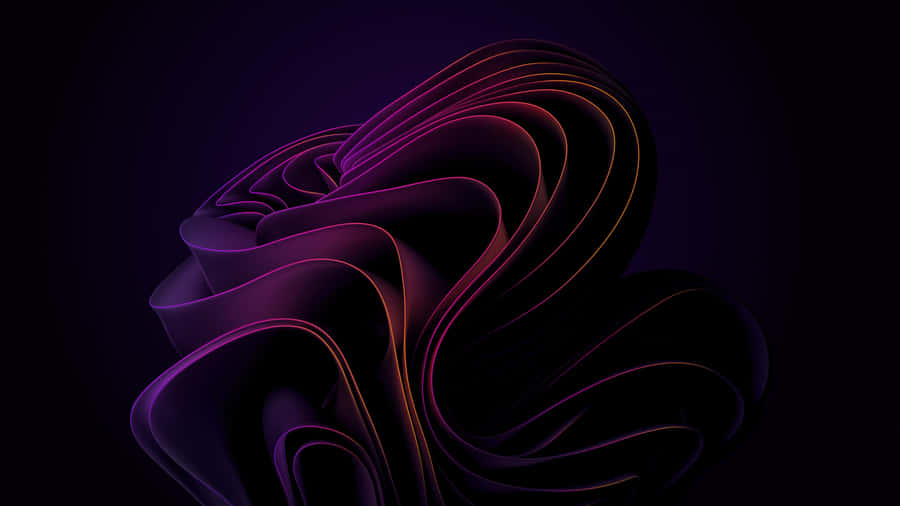 Abstract Art In Purple And Blue Wallpaper