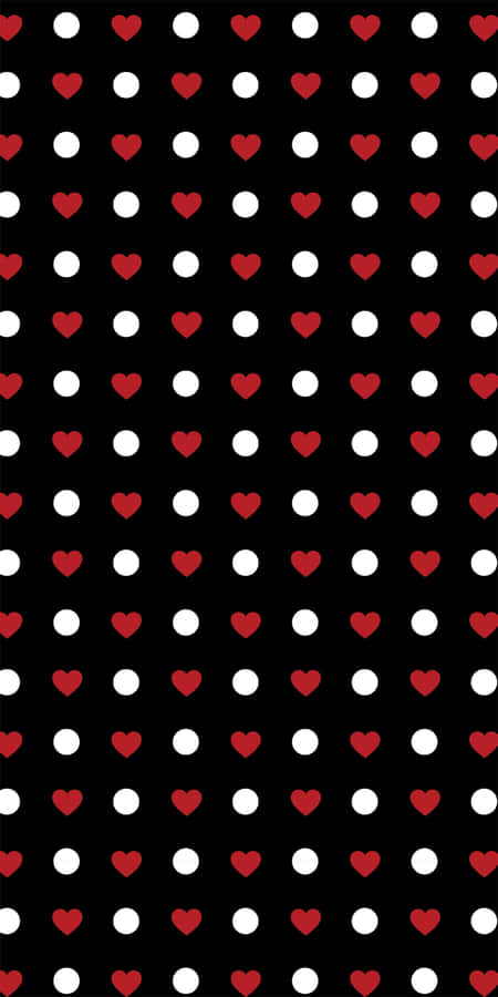 Abstract Black And White Dots Pattern Wallpaper