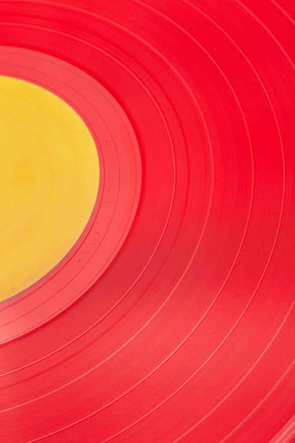 Abstract Pattern Of Red And Orange Colors In Bleached Wood Wallpaper
