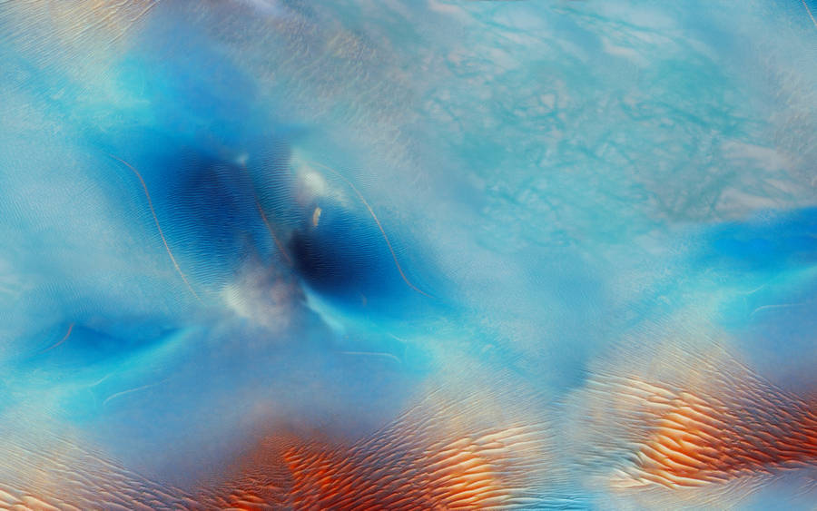 Abstract Sand Dunes Aerial View Wallpaper