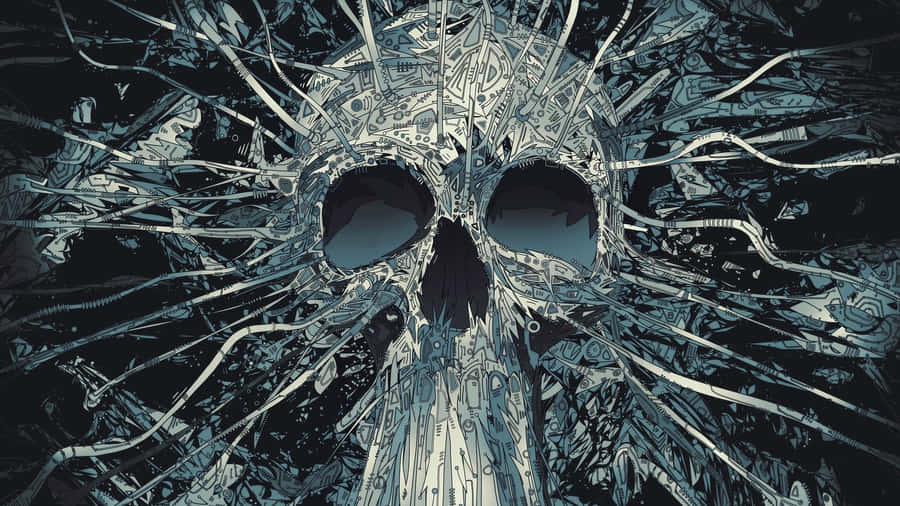 Abstract Skull Artwork Wallpaper