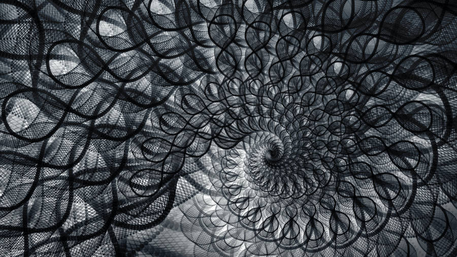 Abstract spiral pattern wallpaper