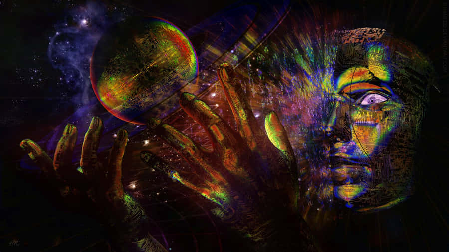 Abstract Visual Art Wallpaper