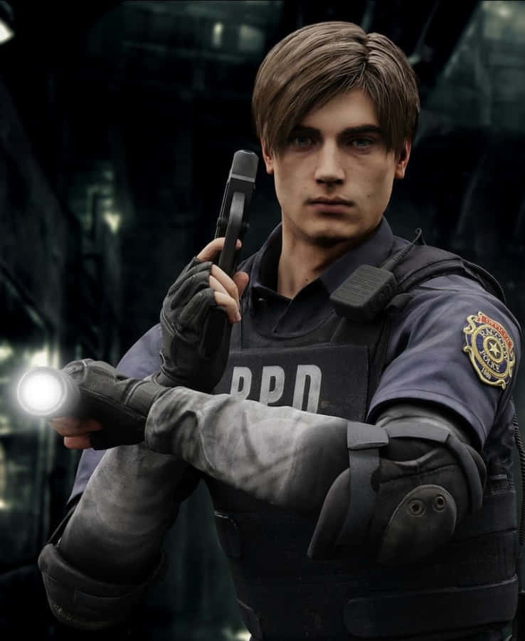 Download free Action-packed Scene Of Leon S. Kennedy From Resident Evil ...