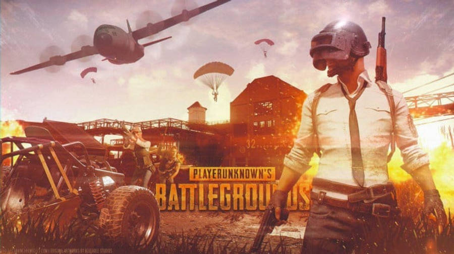 Download free Action Unfolding Pubg Banner Wallpaper - MrWallpaper.com