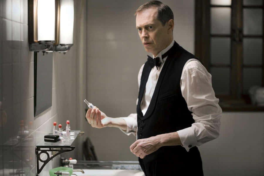 Actor Steve Buscemi In The Role Of Detective Nucky Thompson From Boardwalk Empire Wallpaper