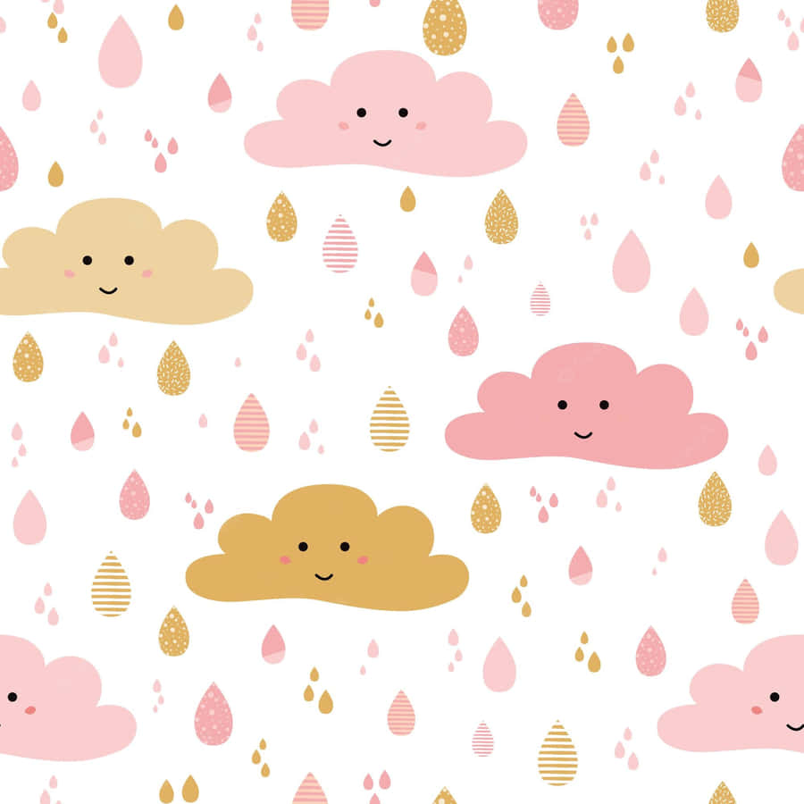 Adorable Baby Girl In A Pink Outfit Wallpaper