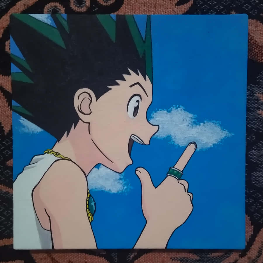 Adorable Gon And Killua From Hunter X Hunter Wallpaper