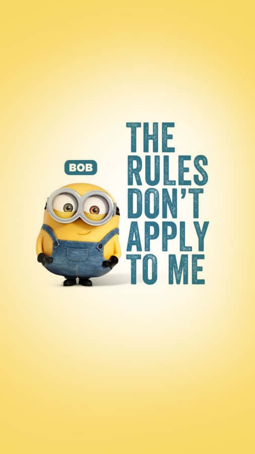 Adorable Minions From Despicable Me On Your Iphone Wallpaper Wallpaper