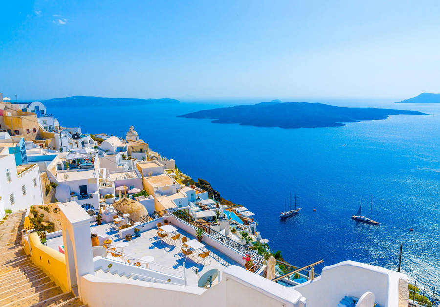 Santorini, Greece, Sunset, 1920x1080 HD Wallpapers And FREE Stock Photo Desktop  Background