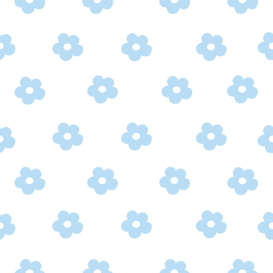 Download free Aesthetic Blue Flower Minimalist Wallpaper - MrWallpaper.com