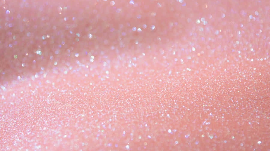Aesthetic Computer Light Pink Glitter Dust Wallpaper