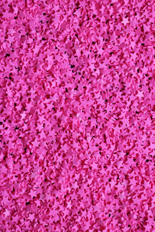 Aesthetic Dark Pink Stars Wallpaper