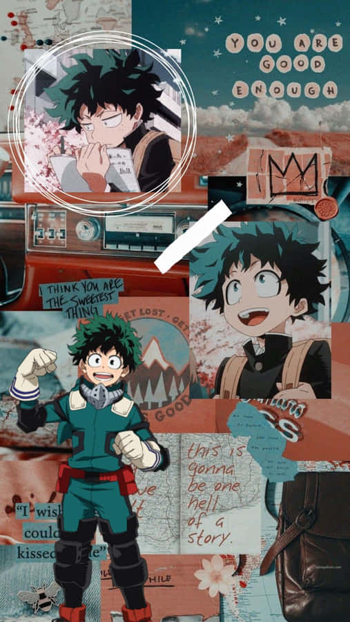 Download free Aesthetic Green Deku Wallpaper - MrWallpaper.com