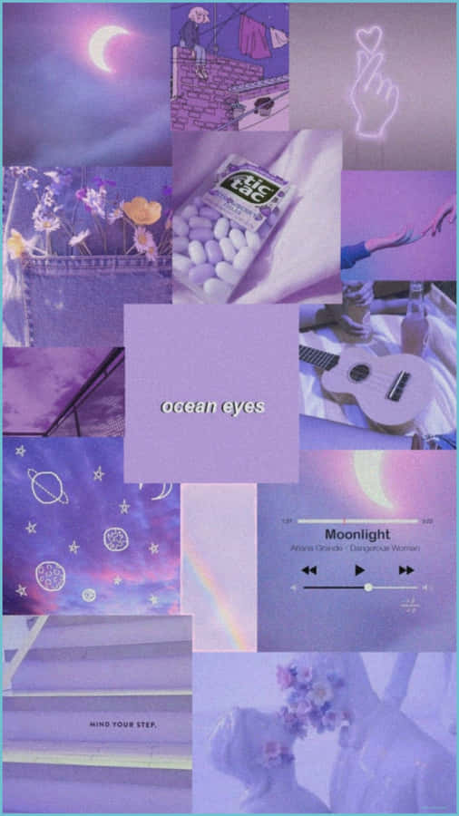 Aesthetic Vintage Royal Purple Wallpaper