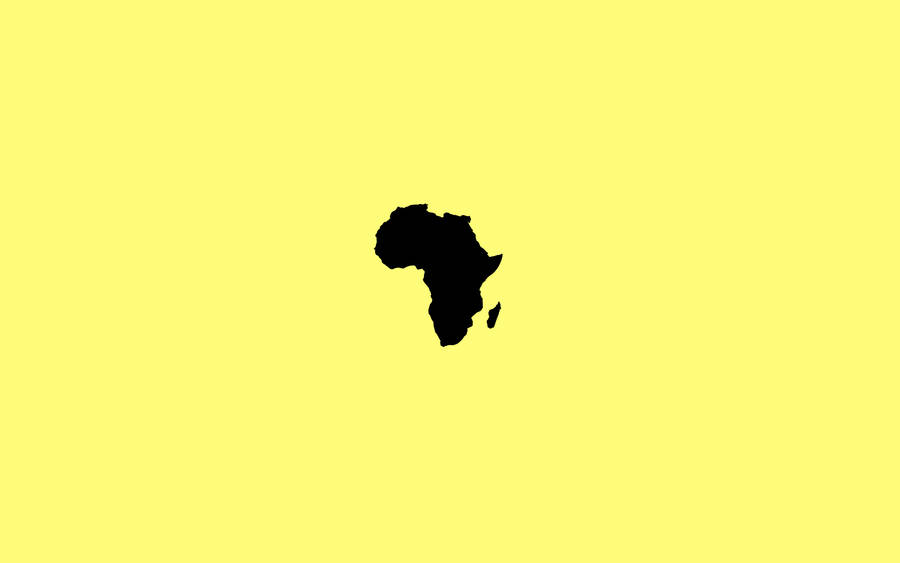 Download free Africa Map On Yellow Wallpaper - MrWallpaper.com