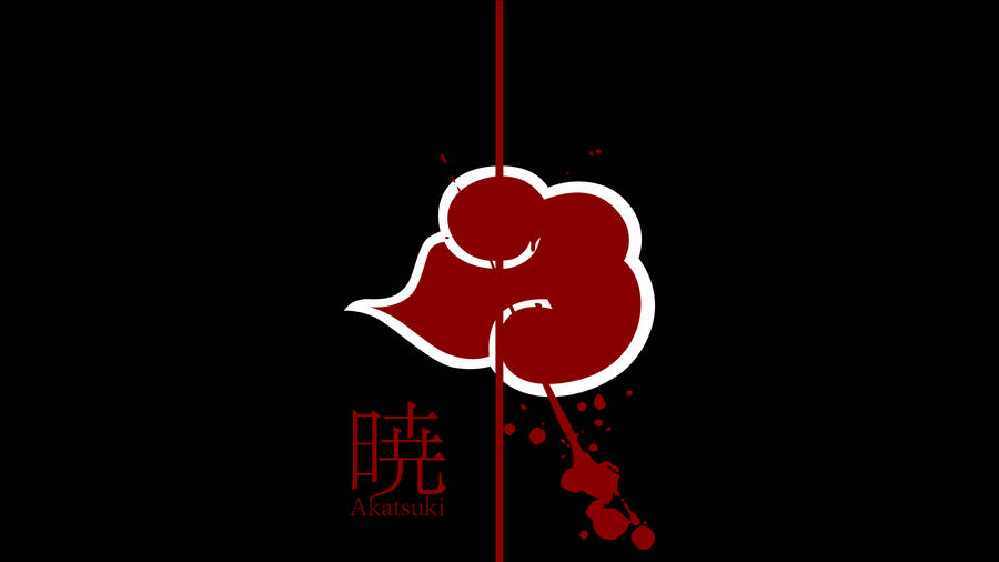 Akatsuki Blood Cloud Symbol Wallpaper