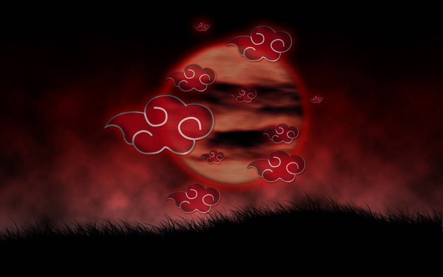 Akatsuki Red Moon Wallpaper