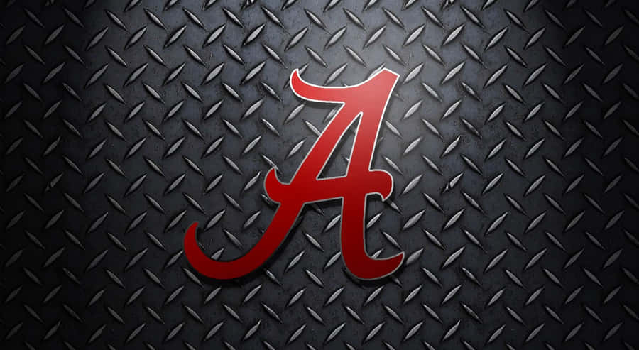 Download free Alabama Football Team Symbol On Tread Plate Wallpaper ...