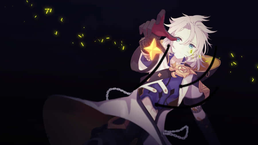 Albedo, Four-star Alchemist Of The City Of Mondstadt In Genshin Impact Wallpaper