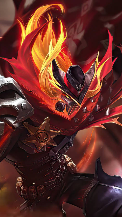 Download free Aldous Mobile Legends Blazing Force Portrait Wallpaper ...