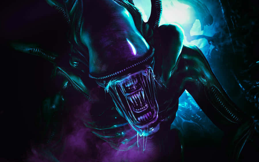 Alien Vs Predator Ferocious Mouth Wallpaper