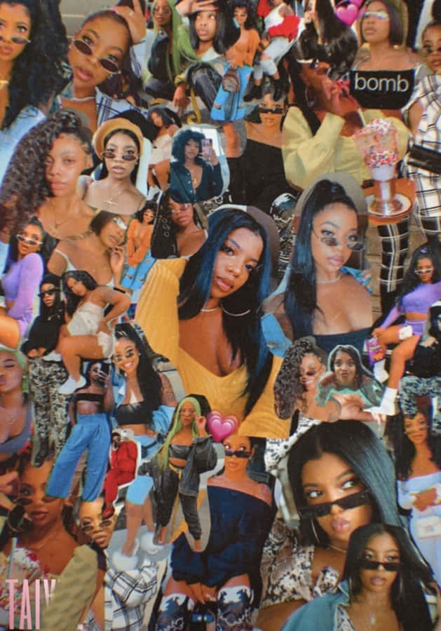 All Eyes On The Black Baddie Wallpaper