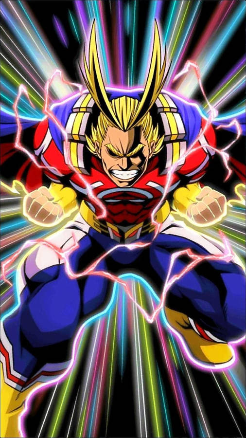 Download free All Might Powering Up Wallpaper - MrWallpaper.com