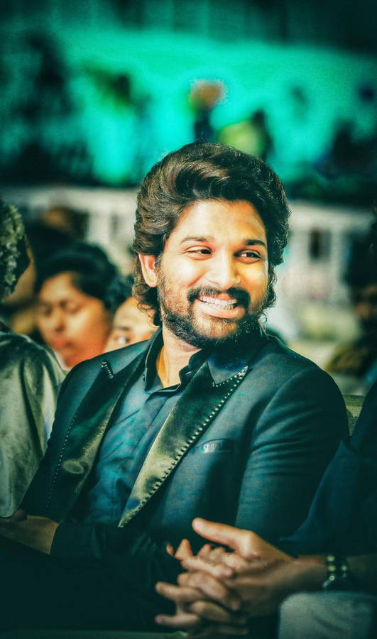 Download free Allu Arjun Smiling In Suit Wallpaper - MrWallpaper.com