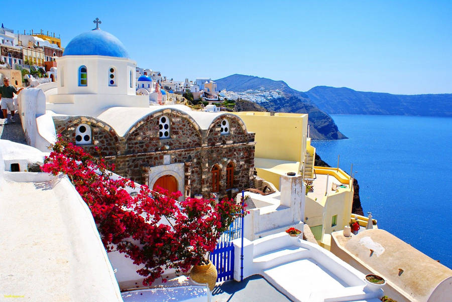 Download Free Amazing Santorini, Greece Wallpaper - Mrwallpaper.com