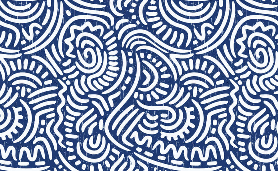 An Abstract Illustration Featuring Mystical Bohemian Art Wallpaper