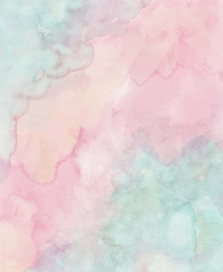 An Aesthetic Blend Of Pink And Green Wallpaper