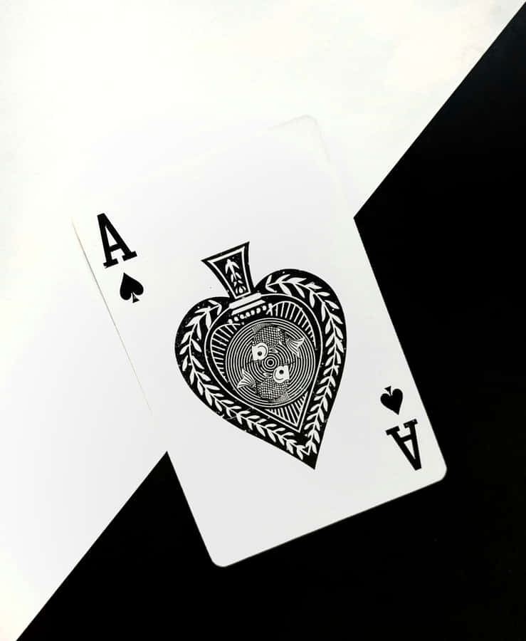 An Artistic Representation Of Harmony Between Black And White. Wallpaper