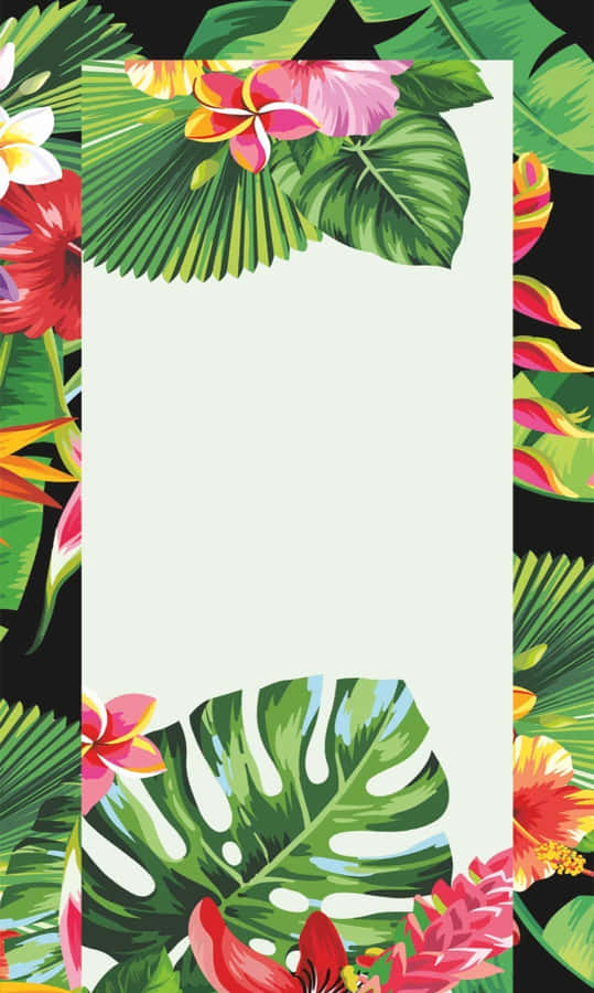 An Exotic Tropical Paradise Is An Aesthetic For Any Summer Adventure Wallpaper