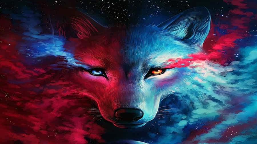 An Exploration Of Ancient Galaxies By The Daring Galaxy Wolves Wallpaper